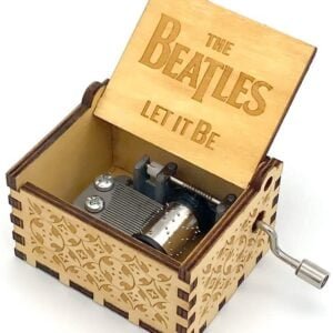 The Beatles - Let It Be Engraved wooden music box