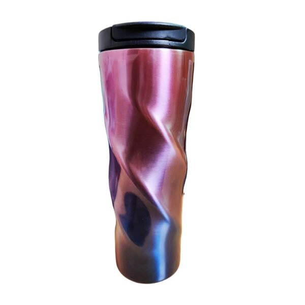 480ml Spiral Shape Stainless Steel Thermal Mug vacuum flask Cup Coffee