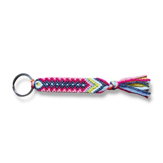 Diamond Fluff Knitted Wool Keychain