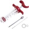 Meat Injector Plastic BBQ Marinade Injector Kit Meat Turkey Injector Syringe Smoked BBQ Grill