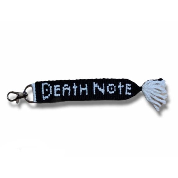 Death Note Knitted Wool Keychain With Hook
