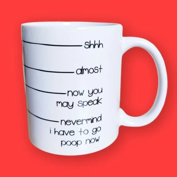 Coffee Shhh Ceramic Mug