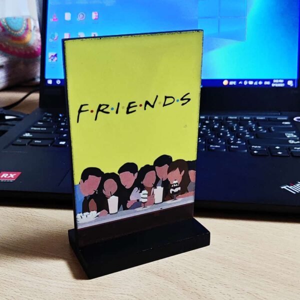 Friends Desk Mini Frame Poster