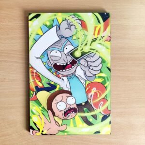 Rick And Morty Wooden Wall Poster