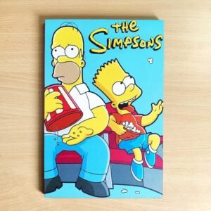 The Simpsons Wooden Wall Poster