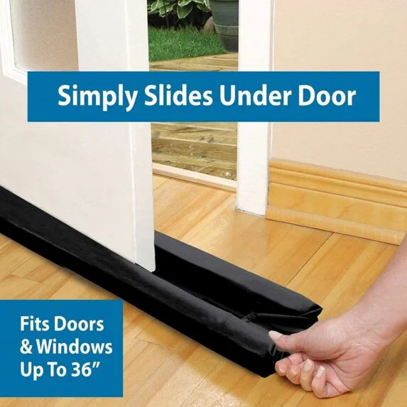 Twin Draft Guard Energy Saving Under Door Draft Stopper