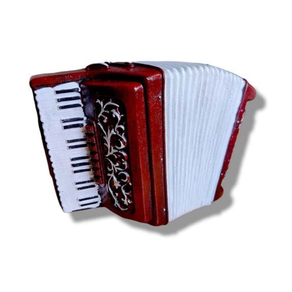 Accordion Model Resin Hand crafted Home Classic Decoration Gift Coin Bank