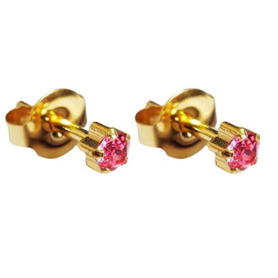 Caress 24 Carat Gold Plated Earrings - Claw Style