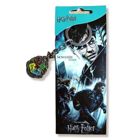 Harry Potter Hogwarts School Crest Metal Keychain