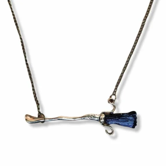 Harry Potter Witch Broom Nimbus Necklace
