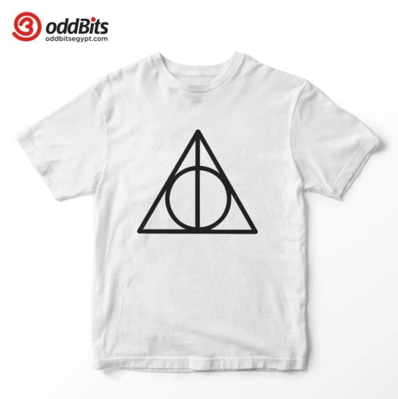 Harry Potter deathly hallows Cotton Graphic T-shirt For Men