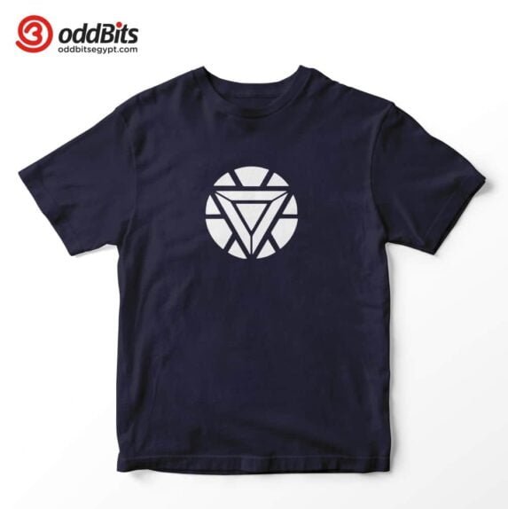 Iron Man Arc reactor Cotton Graphic T-shirt For Men