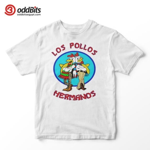 Los Pollos Hermanos Cotton Graphic T-shirt For Men