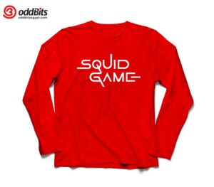 Squid Game T-shirt Long Sleeves