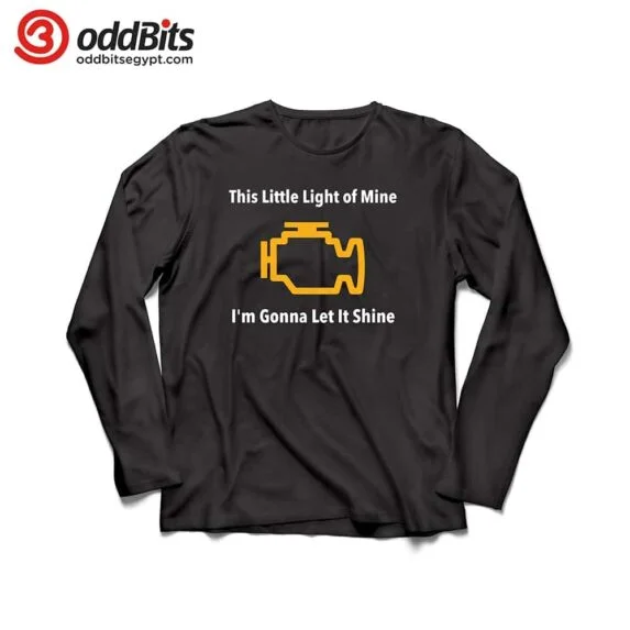 Check Engine Graphic Long sleeves T-shirt