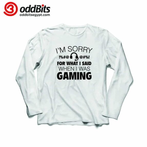 Gaming Graphic Long Sleeves T-shirt