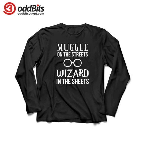 Harry Potter Muggle Graphic Long sleeves T-shirt