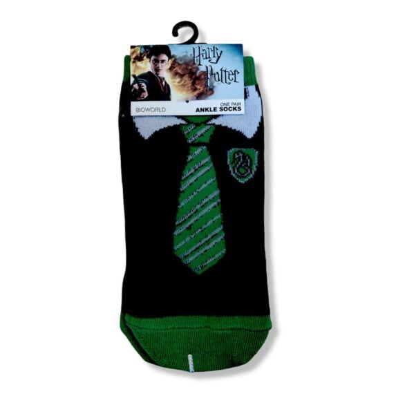 Harry Potter Slytherin House Robe Tie Ankle Socks (1)-min