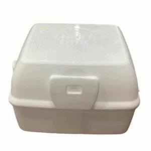 Kerio 3 Compartment Lunch Box + Fork and Spoon1