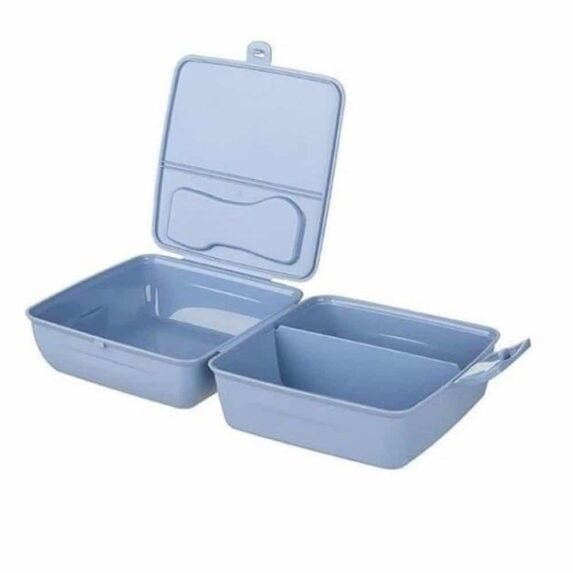 Kerio 3 Compartment Lunch Box + Fork and Spoon1