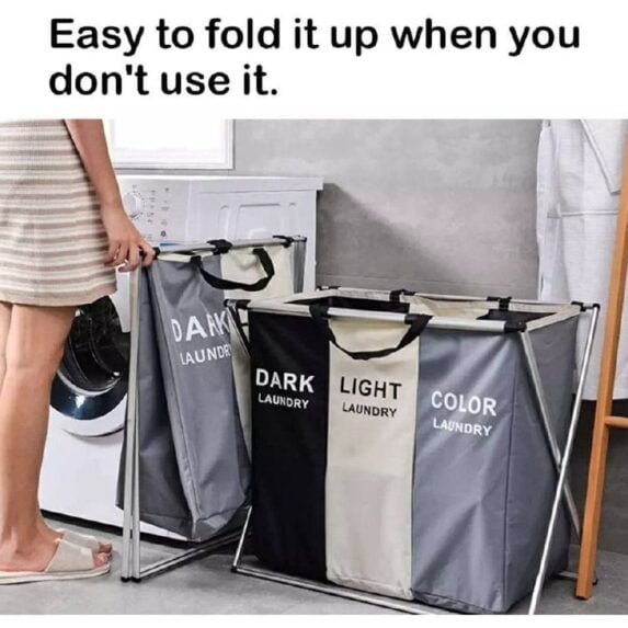 Laundry-Clothes-Hamper-Sorter-Basket-Bin-Foldable-with-Aluminum-Frame-Clothes-toys-Waterproof-Organizer-Bag-Washing-Storage-Dirty-Clothes-Bag-for-Bathroom-Washroom-Bedroom