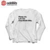 Overthink Graphic Long Sleeves T-shirt