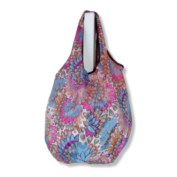 Peacock Grocery Bag Reusable Foldable Shopping Bags
