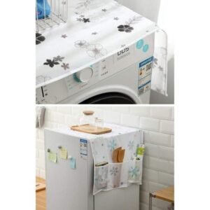 Print Refrigerator Dust Cover