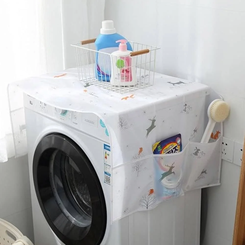 Print Refrigerator Dust Cover