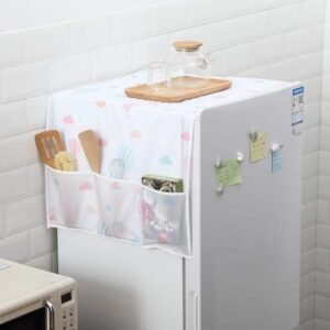 Print Refrigerator Dust Cover