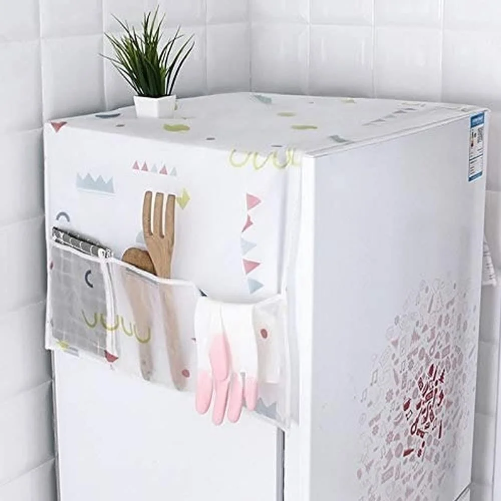 Print Refrigerator Dust Cover