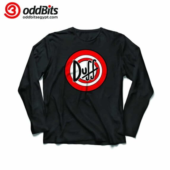 The Simpsons Duff Graphic Long Sleeves T-shirt