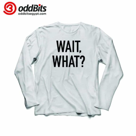 Wait Graphic Long Sleeves T-shirt