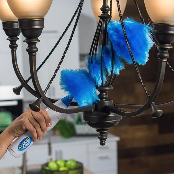 Hurricane Spin Duster Feather Electric Cleaner Rotate 360 Degrees 4 Hurricane Spin Duster Feather Electric Cleaner Rotate 360 Degrees