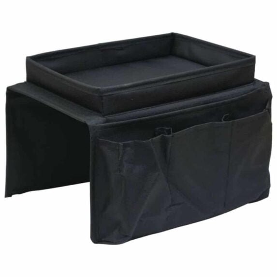 Arm-Rest-Organiser-Sofa-Couch-Storage-Caddy-Gadgets-Tray-6-Pockets
