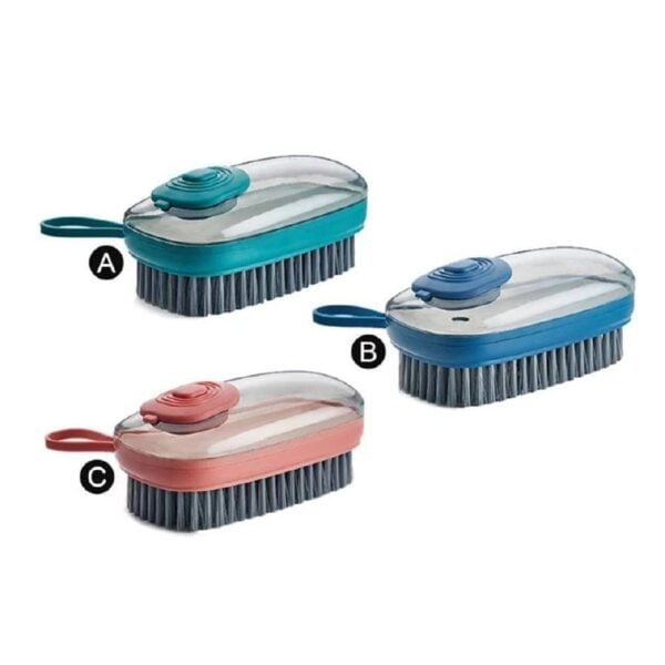 Automatic Liquid Adding Brush Soft Hair Laundry Cleaning Brush Shoe Brush Household Multi-Functional Washing Pot Dishwashing Brush 1