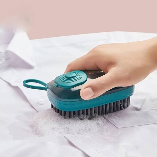 Automatic Liquid Adding Brush Soft Hair Laundry Cleaning Brush Shoe Brush Household Multi-Functional Washing Pot Dishwashing Brush 1