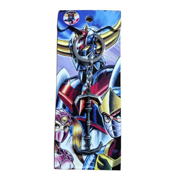 Grendizer Double Harken Metal Keychain