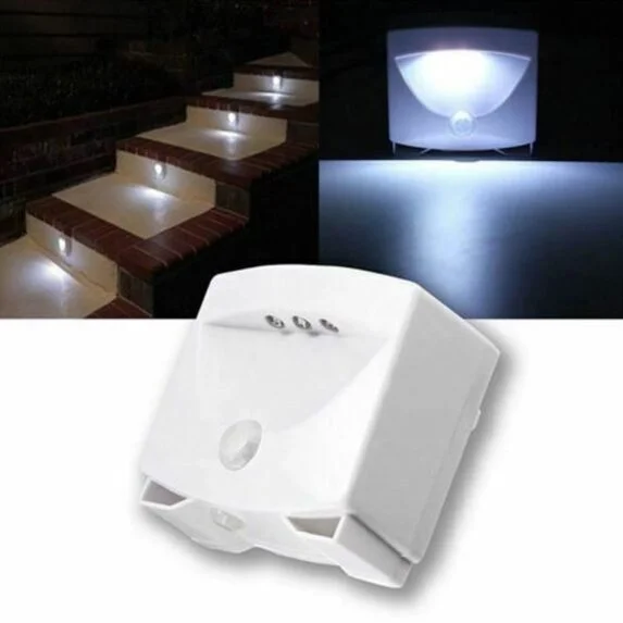 Motion Sensor Activated Led Mighty Light - White