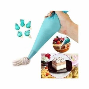 Silicone Cream Bag with Decorating Shapes