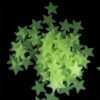 100 Pcs Stars Glow Wall Sticker Luminous Plastic Applique Home Bedroom Ceiling Decoration Gift,Small Fluorescent