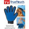 Comfortable Pet Grooming Glove Gentle Deshedding Brush Gloves Massage Tool for Dog Cat