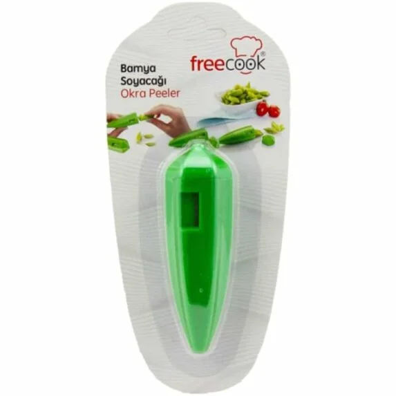 Okra Cleaning and Peeling Apparatus is a Practical Okra Peeler Stainless Steel with Easy Clean