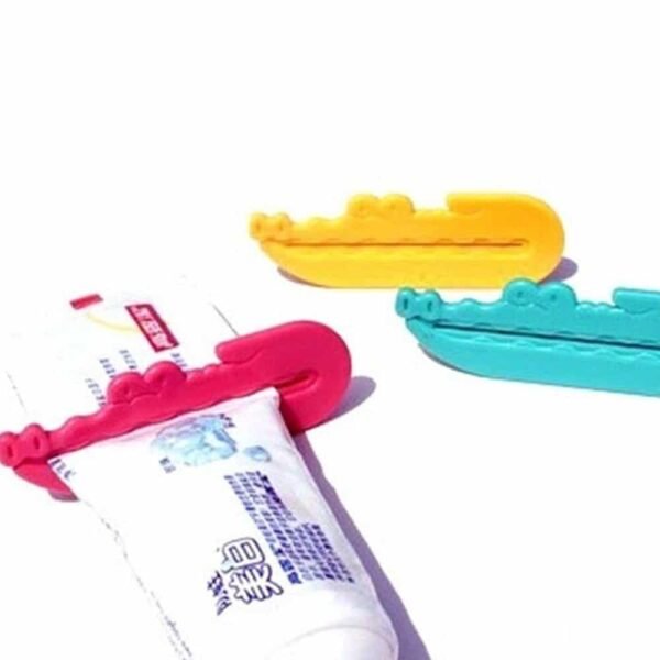 Toothpaste Tube Squeezer Easy Squeeze Paste Dispenser Roll Holder - Random Color
