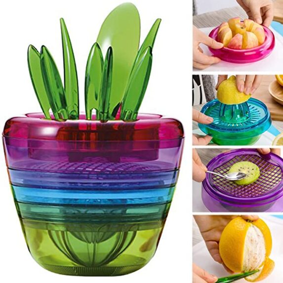 Fruits-Plant-Multi-Kitchen-Tool-Set-With-Interior-Cut-Squeeze-More-Tool