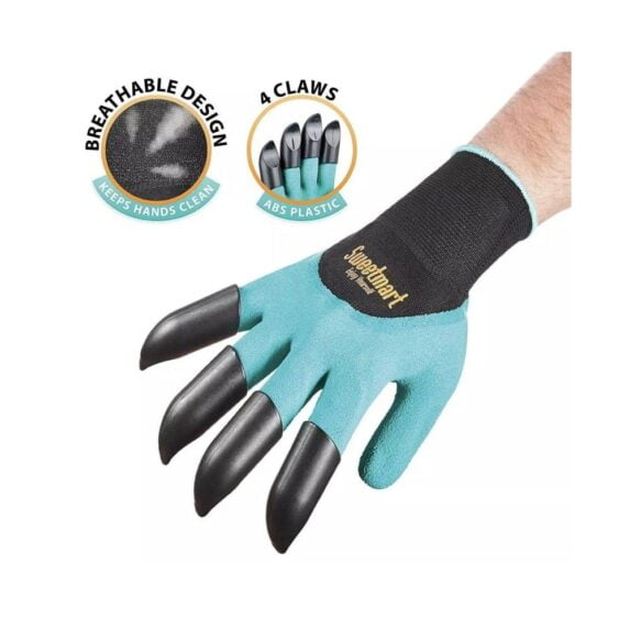 Garden Genie Gloves with Claws Waterproof Gardening Gloves For Digging and Planting, Best Gardening Gifts for Women and Men[2 Pairs