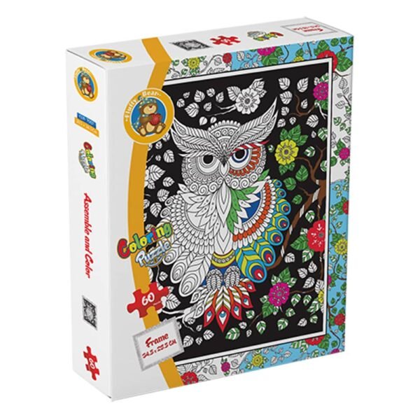 Owl – Coloring Puzzle