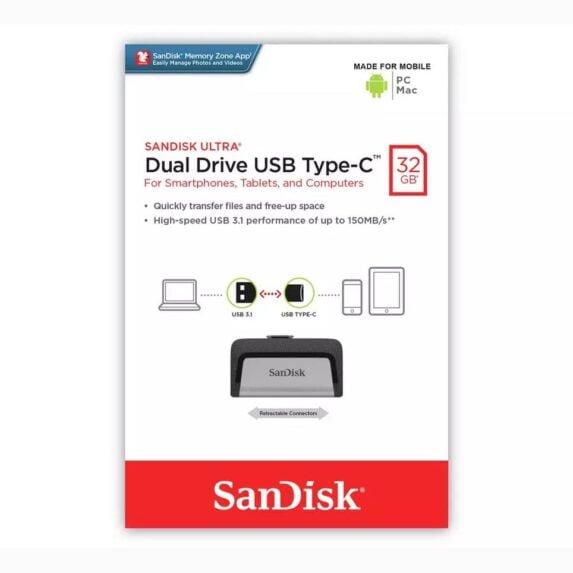 SanDisk Ultra® Dual Drive USB Type-CTM, Flash Drive