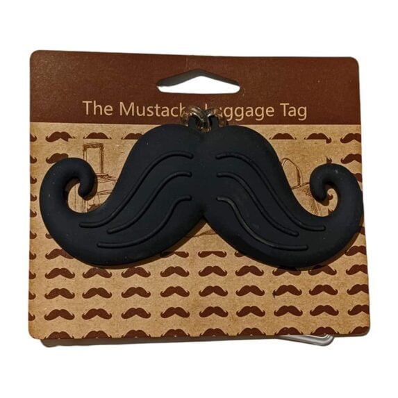 The moustache Soft PVC Travel Luggage Tag