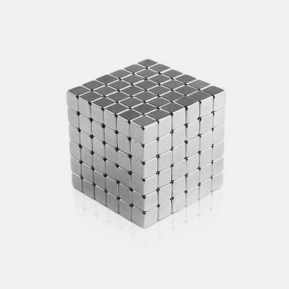 Buckyballs Buckycubes Nickel Edition 216 Cubes 5mm Diameter